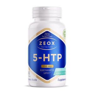 5-HTP (5-Hydroxy L-Tryptophan) 100 mg ZEOX Nutrition, 60 Capsules