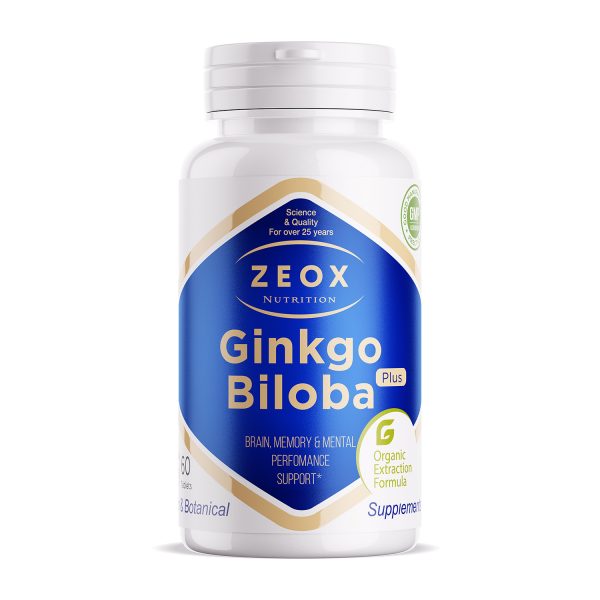 Ginkgo Biloba Plus ZEOX Nutrition, 60 Tablets