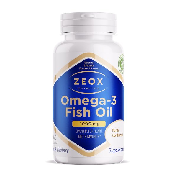 Omega 3/Omega Oil ZEOX Nutrition, 60 Capsules